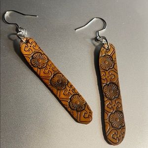Handcrafted Leather Earrings